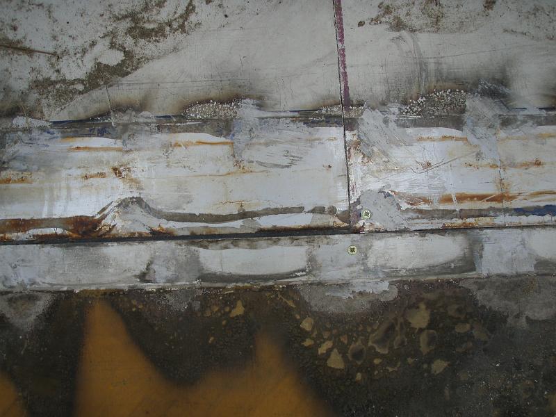 Corners levelled - and gaps siliconed - dance floor.jpg